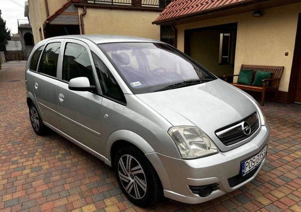Opel Meriva cena 6999 przebieg: 243000, rok produkcji 2007 z Luboń małe 121
